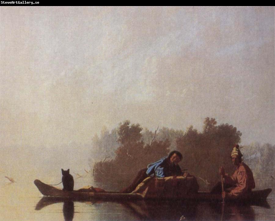 George Caleb Bingham Fur Traders Descending the Missouri